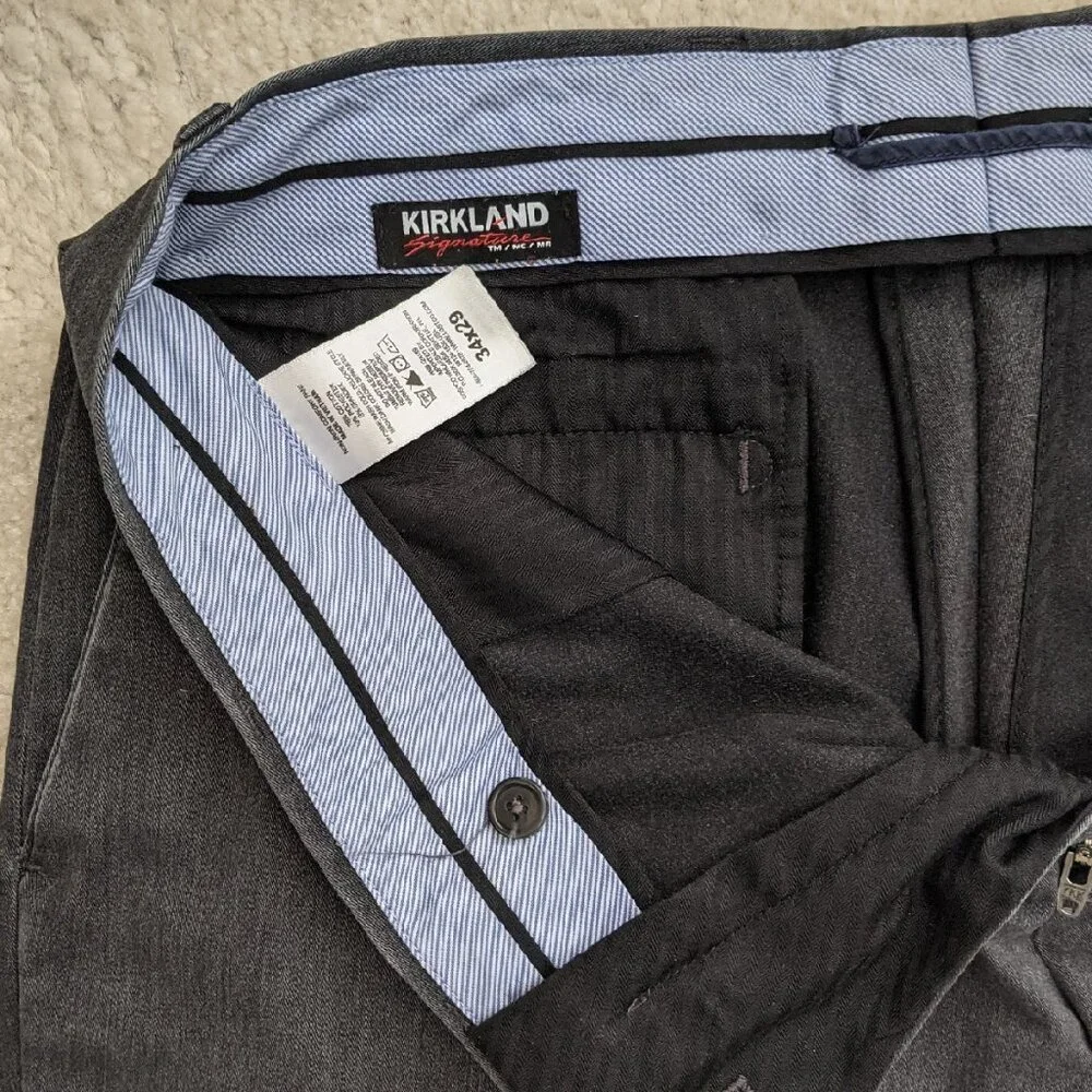 Kirkland Signature gray pants 34W x 29L
